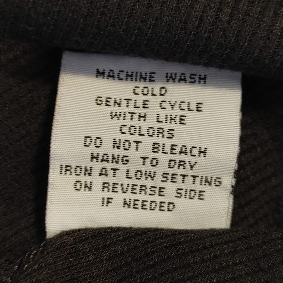 FOREVER 21 Y2K 90'S RIBBED CROPPED LACE-UP TANK, BLACK L - Picture 10 of 10